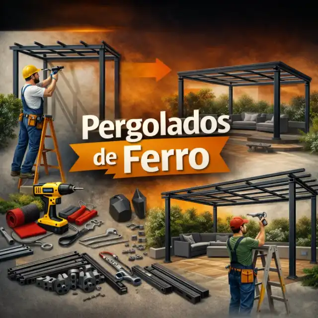 Pergolados de Ferro em Conchal