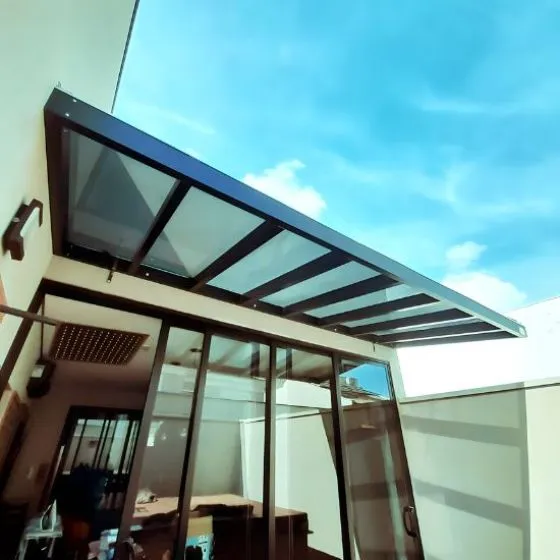 Pergolados de Ferro com Vidro em Aguaí - Projeto 14